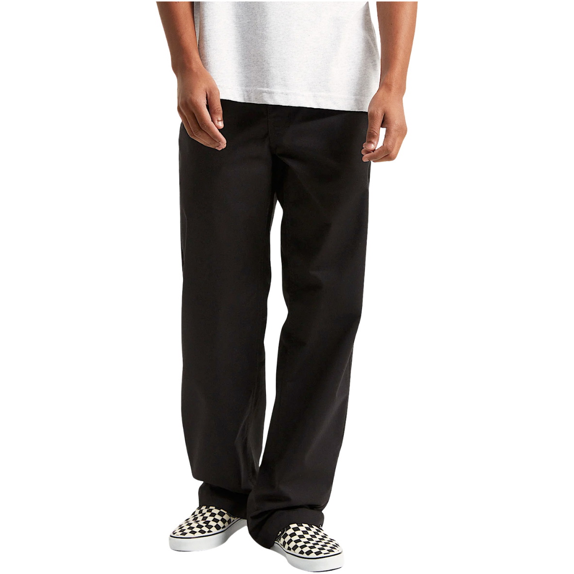 2026 Vans Mens Authentic Chino Straight Trousers VN000TCX - Black